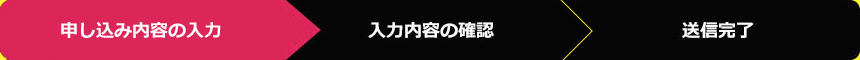 申込み内容の入力